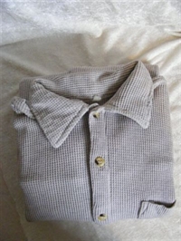 skjorte Innocenti, XL lång arm, ljusbeige, 2nd hand kläder Alstermo